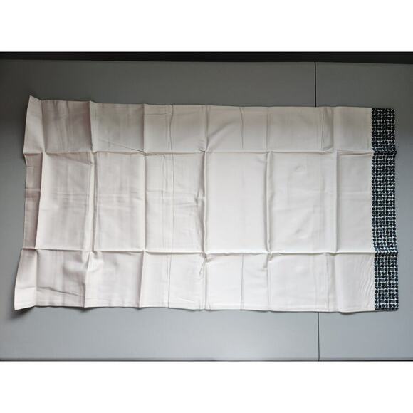 New Frette 2 PC Set Pave Embroidery Cotton King Sham Beige Green #03 - Picture 2 of 11